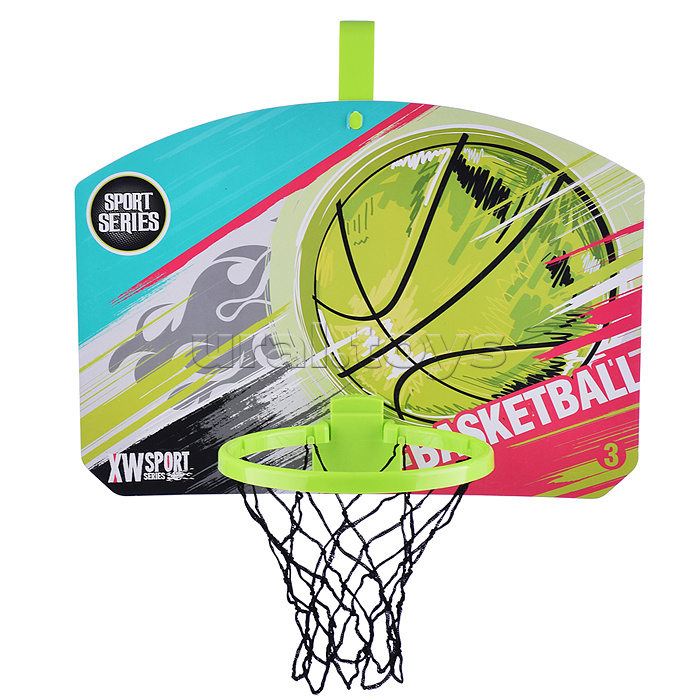 Набор для баскетбола (баскетбольная доска (большая)) кольцо d - 24 см.