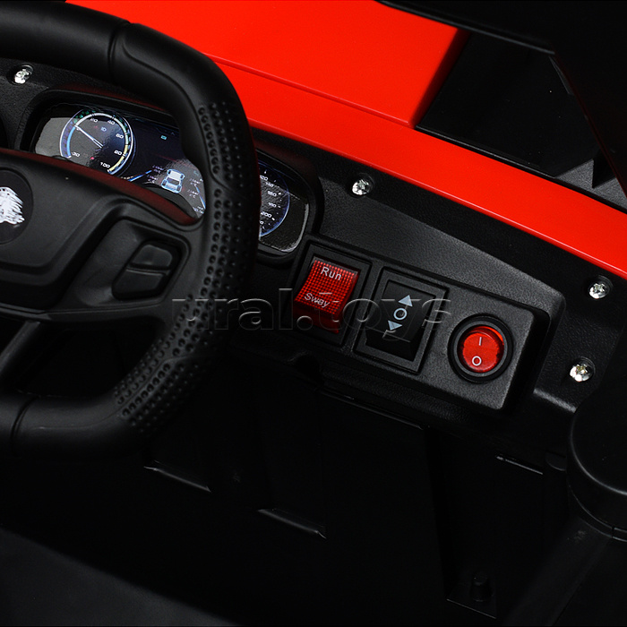 Электромобиль детский "Крутой внедорожник" (цвет красный)