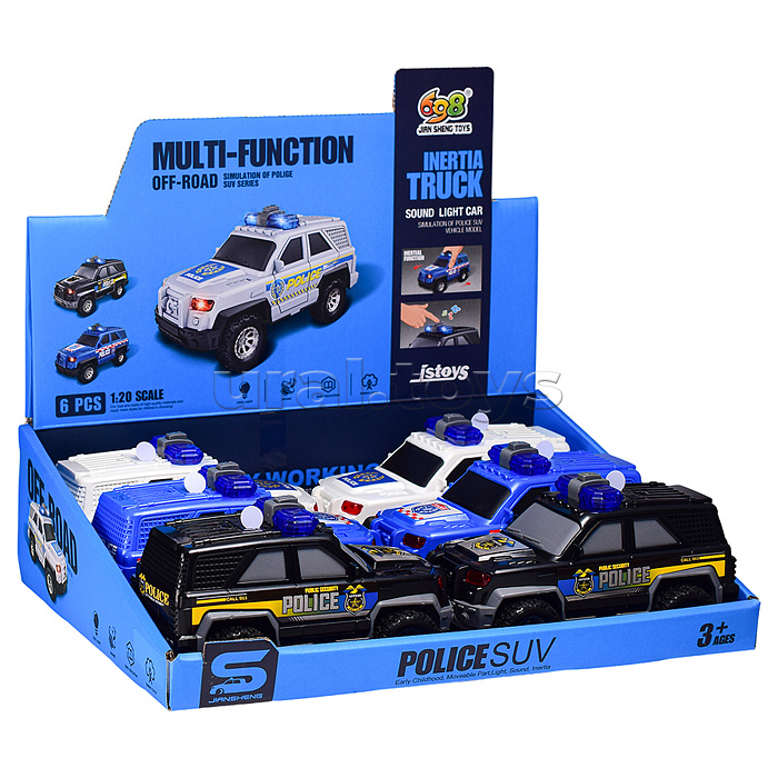 Машина "Городской патруль" 1:20 (свет, звук) в коробке