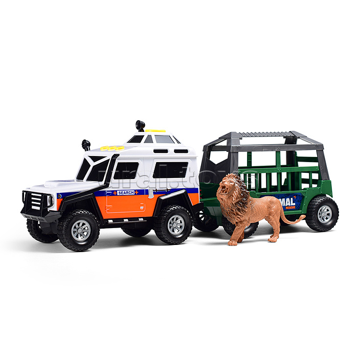Машина для перевозки животных, 1:16 (свет. Звук) в коробке