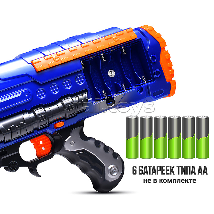 Бластер "Наступление №2" с мягкими шариками, в коробке