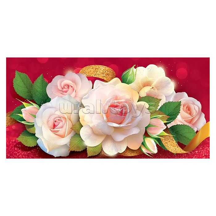 Конверт для денег "Нежные розы"