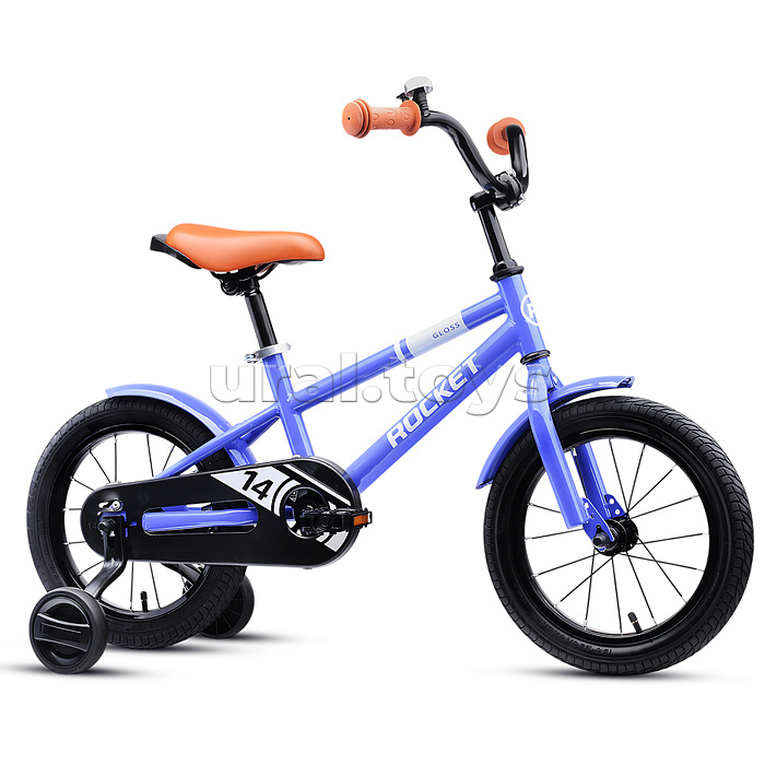 Велосипед 14" Rocket Gloss, цвет сиреневый