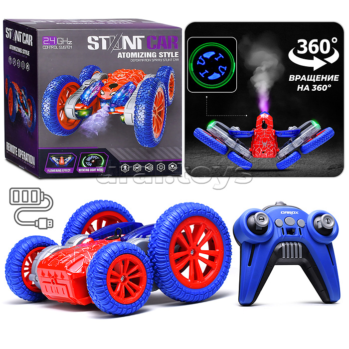 Машина "Stunt car" р/у, 27 MHz, в коробке Машина "Stunt car" р/у, 27 MHz, в коробке