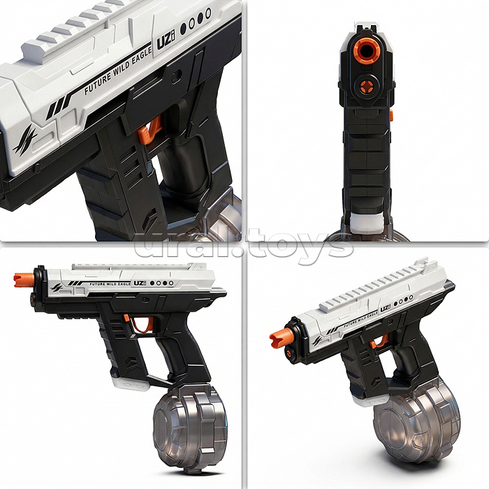 Водное оружие "Hydro Hustle" в коробке (цвет серый)