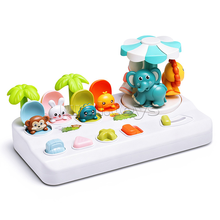 Игрушка развивающая "Карусель зверят" в коробке