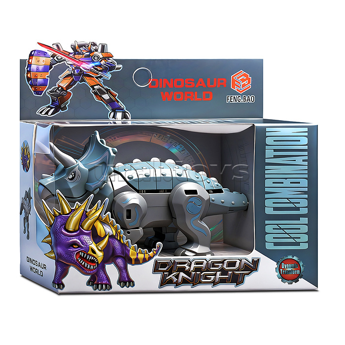 Робот "Свирепый динозавр" трансформирующийся, в коробке