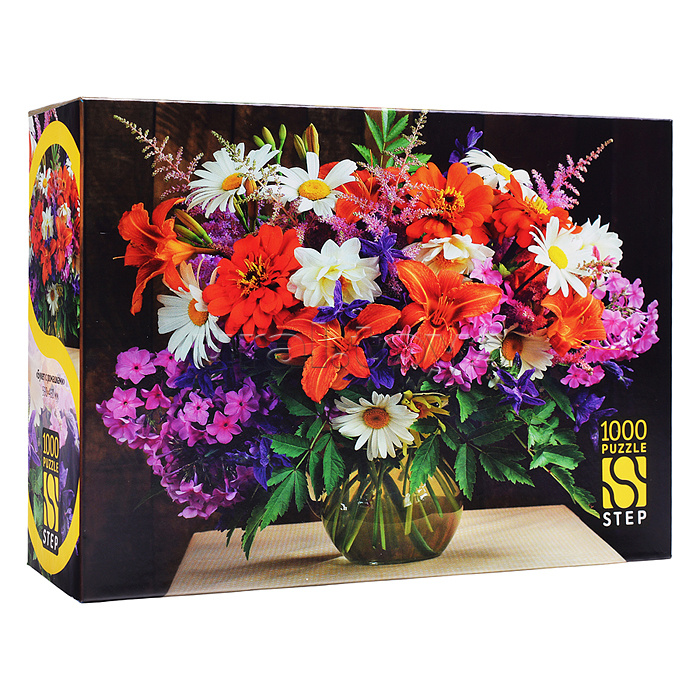 Пазлы 1000 "Букет с ромашками"