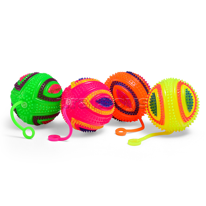 Игрушка-пищалка "Веселые кругляши" (7,5 см) в коробке