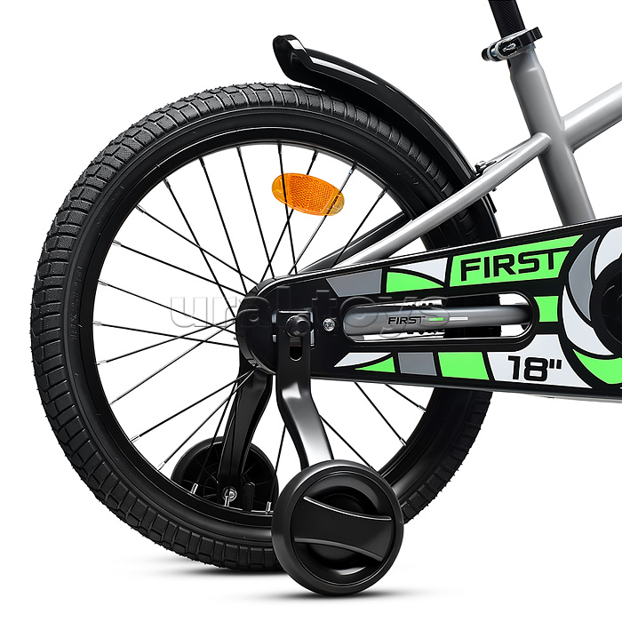 Велосипед 18" Rocket First, цвет серый