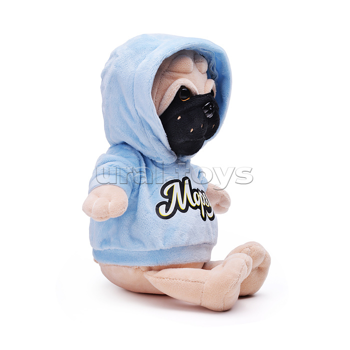 Мопс Мопси в худи, 20 см, в коробке