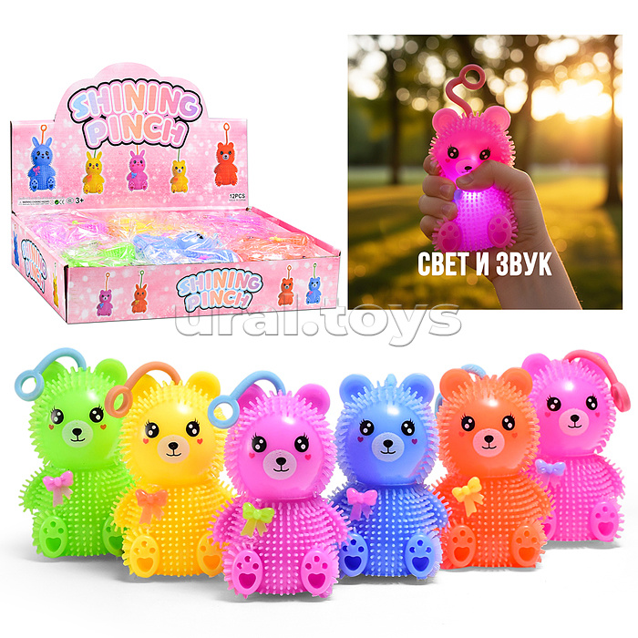 Игрушка-пищалка "Мишки" в коробке