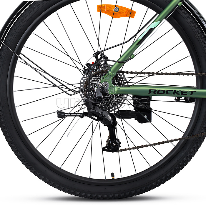 Велосипед 27,5" Rocket Ranon 27,5, цвет зеленый, размер 18"