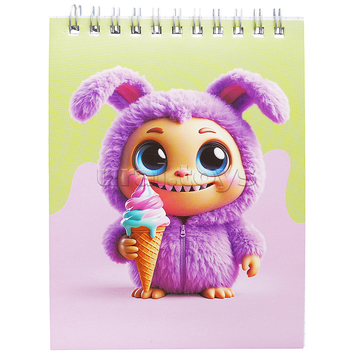 Блокноты А6 60л "Улыбашки.2" гребень