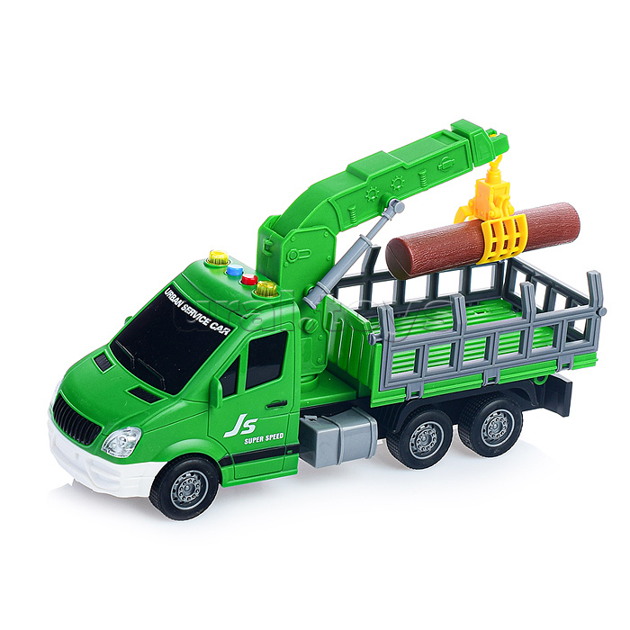 Машина "ЛесМастер" 1:16 (свет, звук) в коробке