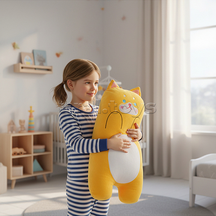 Игрушка-антистресс "Милый котик" 70*33 см.
