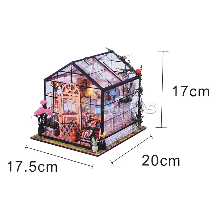 Конструктор "Цветочный дом 3D" в коробке