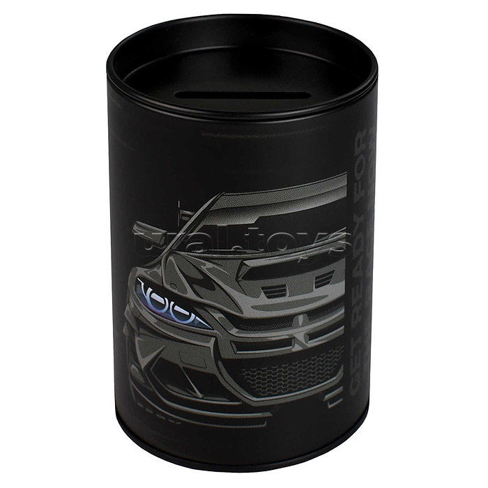 Копилка-подставка для канцелярских принадлежностей "Тачка" цвет черный Копилка-подставка для канцелярских принадлежностей "Тачка" цвет черный