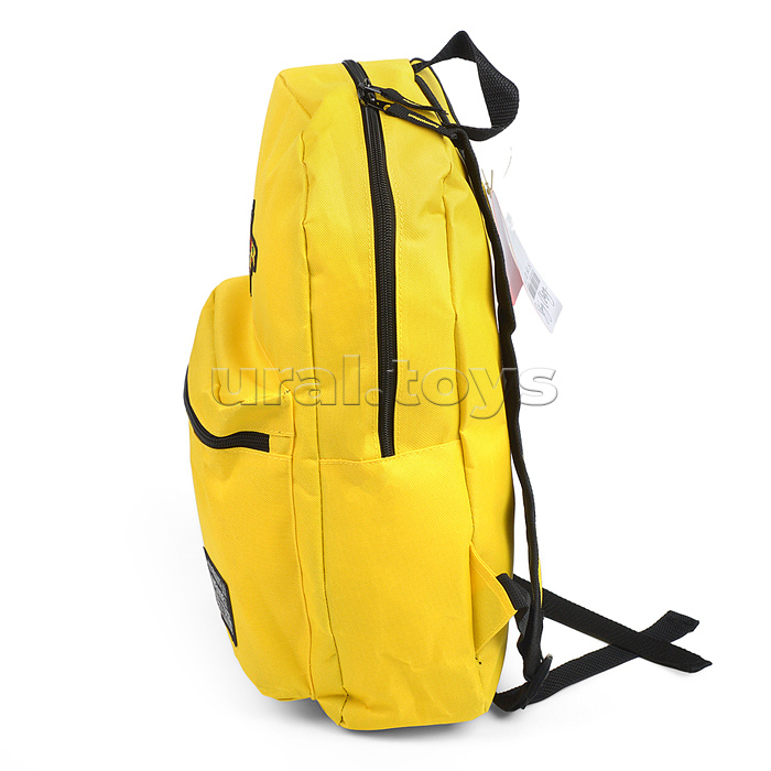 Рюкзак "Pizza Cat" подростковый 40x29x17 см (14 л) 250 г, 1 отделение на молнии, 1 передний карман, вышивка, желтый