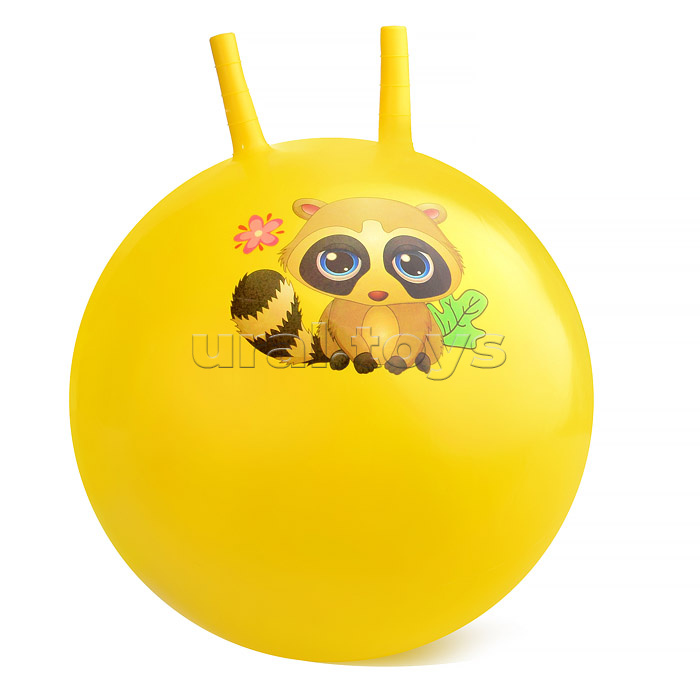 Мяч с рожками 45 см "Зверята"