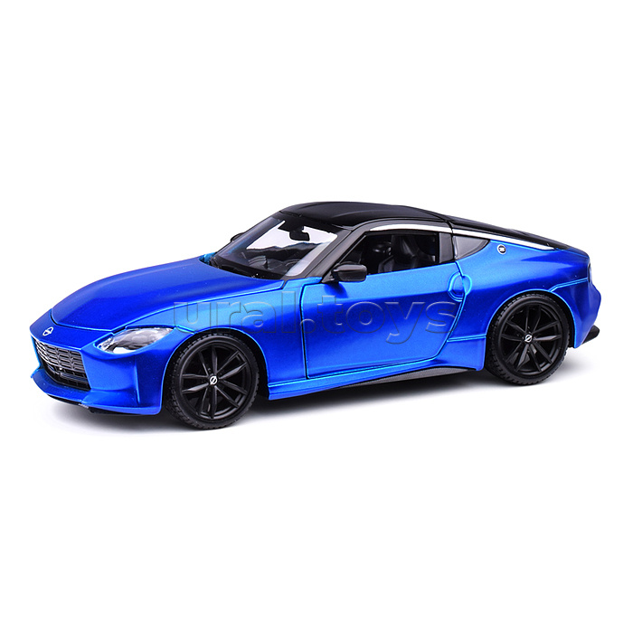 Машинка die-cast 2023 Nissan Z, 1:24, синяя, открывающиеся двери Машинка die-cast 2023 Nissan Z, 1:24, синяя, открывающиеся двери