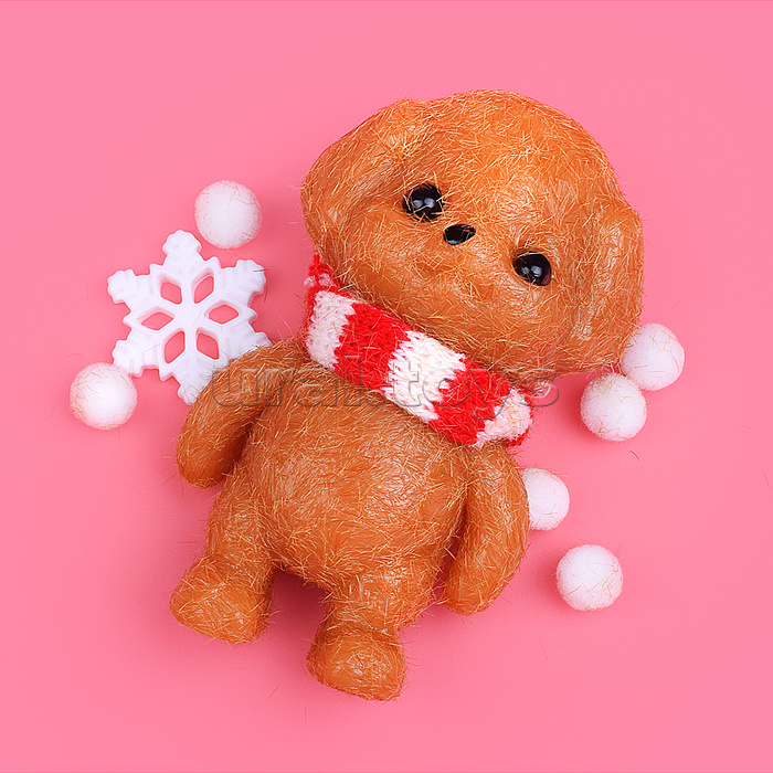 Игрушка-антистресс "Мишка с шарфом"