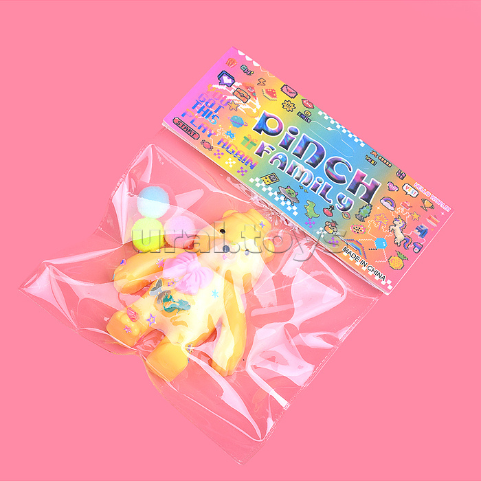 Игрушка-антистресс "Мишка в шляпе"