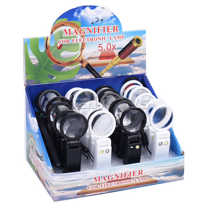 Игрушечный фонарик с лупой Игрушечный фонарик с лупой