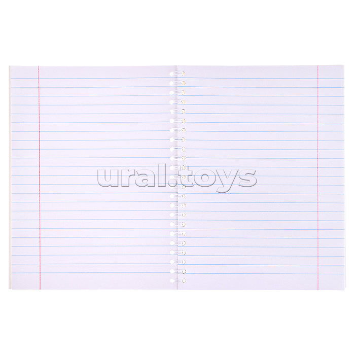 Тетрадь 40л. линейка "Гоночное авто" на гребне