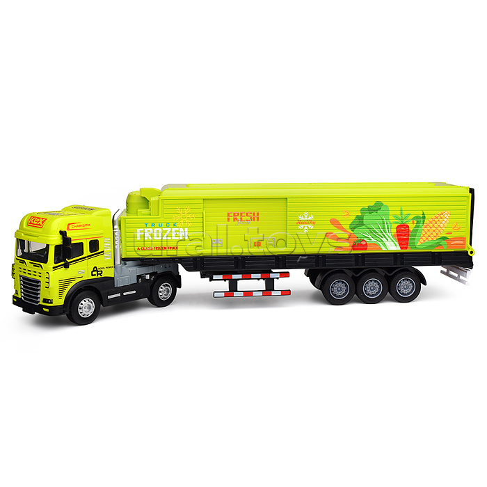 Машина "Фура- Авторефрижератор" (свет,звук) в коробке