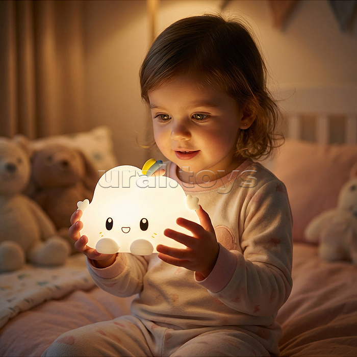 Ночник "Облачко с радугой" в коробке