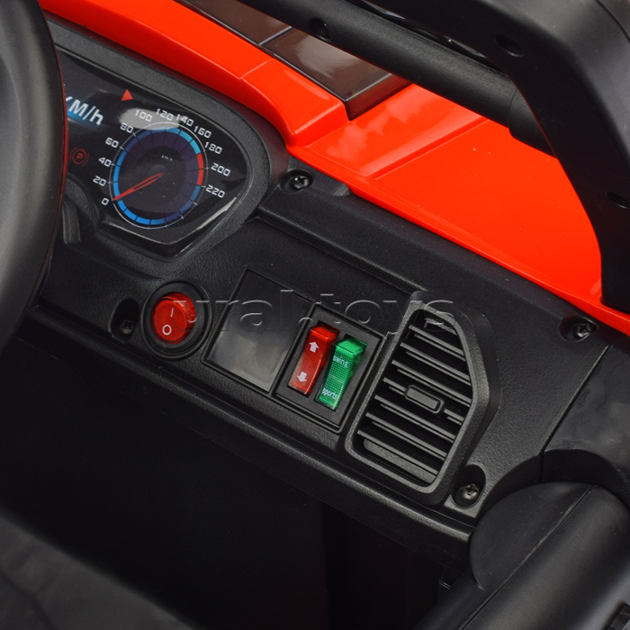 Электромобиль "Фиджи" на аккумуляторе, с р/у управлением, 12V4.5 двухприводный (красный)