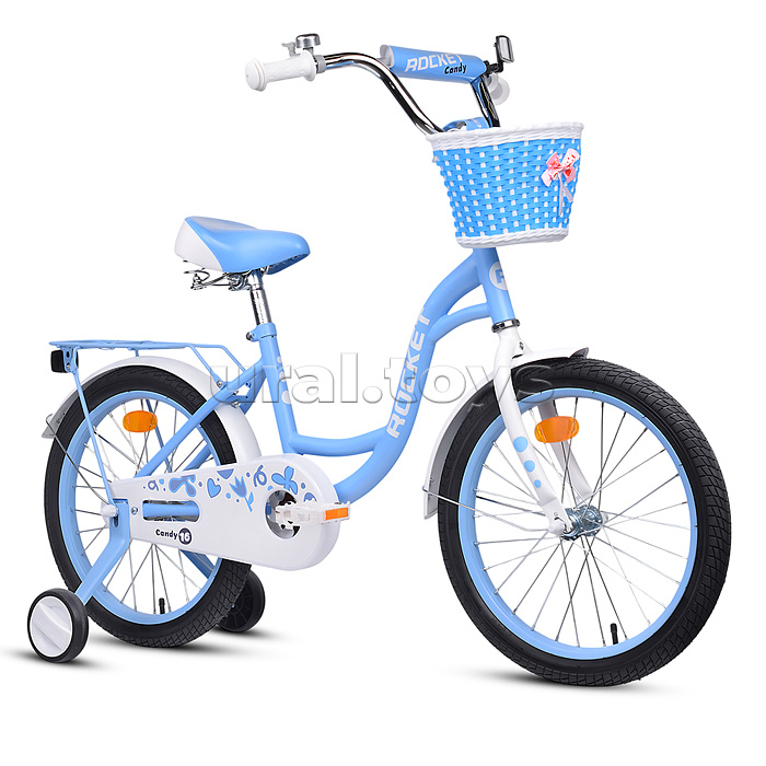 Велосипед 16" Rocket Candy, цвет голубой