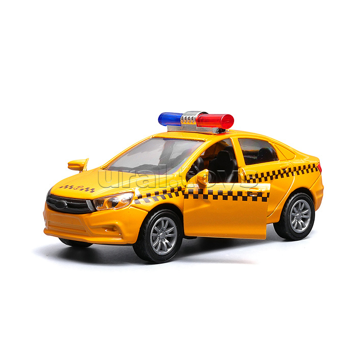 Такси инерционная машинка вид А die-cast , 1:32