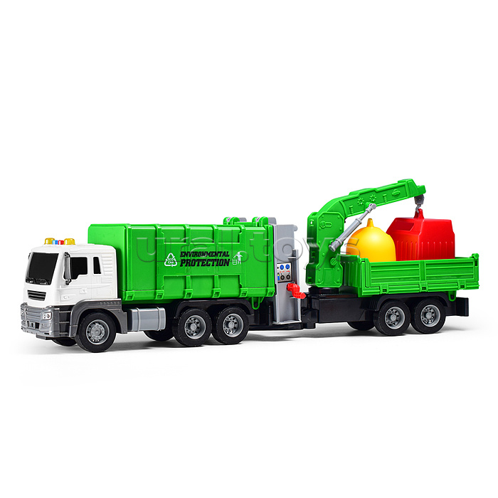 Машина "Экобуксир" 1:16 (свет, звук) в коробке