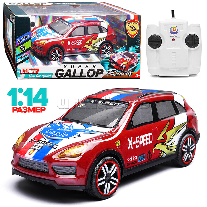 Машина "Призрак" на р/у, 27 MHz, в коробке