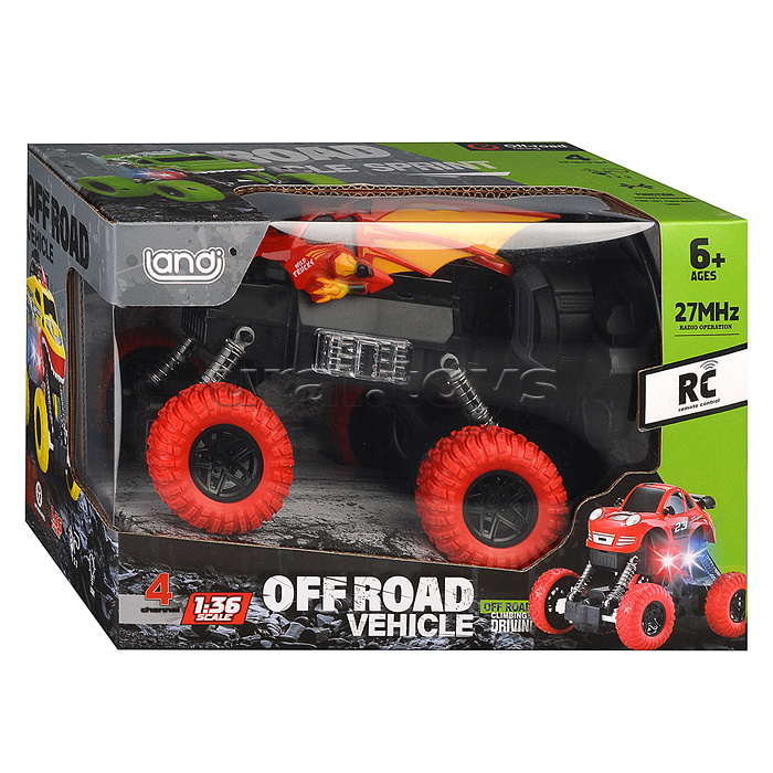 Машина "Off road vehicle-3" р/у, 27 MHz, в коробке