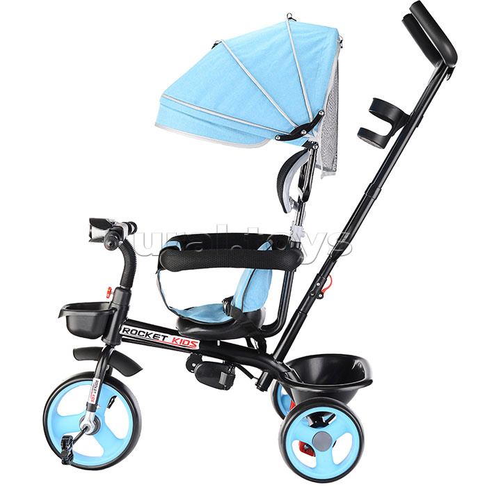 Велосипед 3-х колесный, голубой