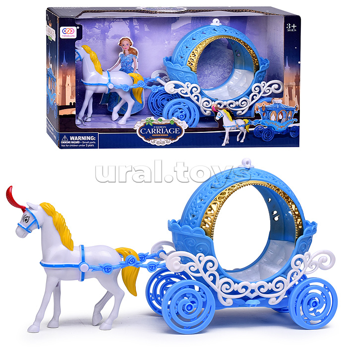 Набор карета "Путешествие в сказку-5" свет, звук, в коробке