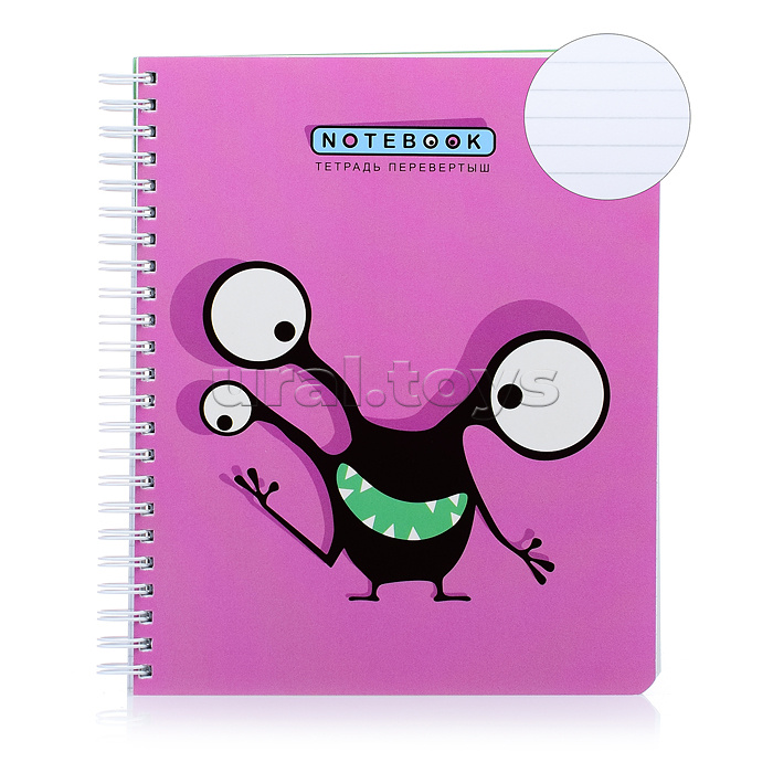 Тетрадь 96л клетка/линия А5 гребень S Перевертыш Кляксоиды Тетрадь 96л клетка/линия А5 гребень S Перевертыш Кляксоиды