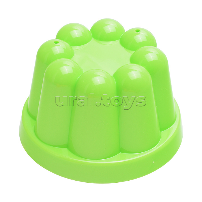 Набор №168 (в рюкзаке): ведро-цветок большое, ситечко-цветок большое, лопатка №5, грабельки №5, формочки (белочка + пёсик + котёнок + медведь), 3 формочки, лейка малая №4