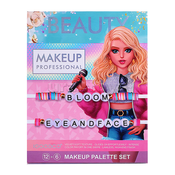 Косметика детская "Лицо каждого" (палетка теней)