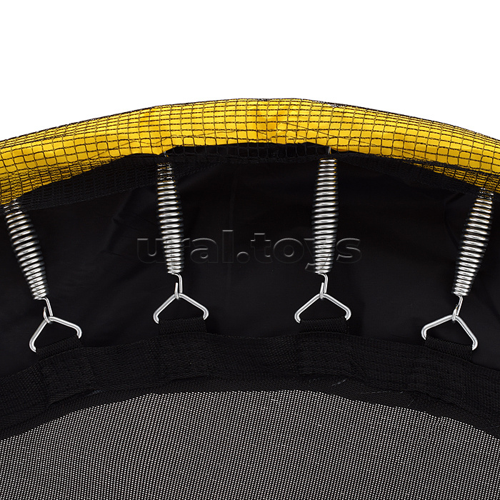 Батут ROCKET, d=140, внешняя сетка высотой 74 см., общая высота 110 см. жёлтый