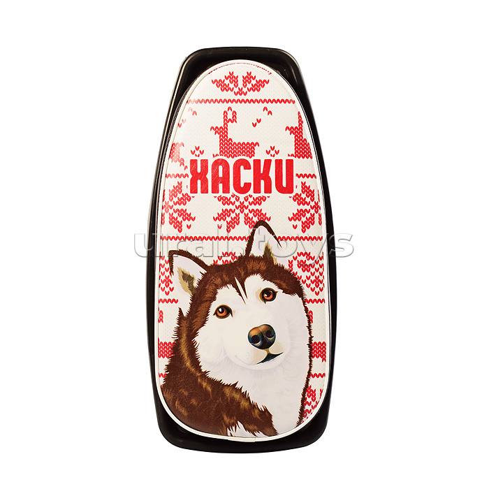 Игрушка Снегокат детский 104 "Comfort Хаски" со складной спинкой (Красный)