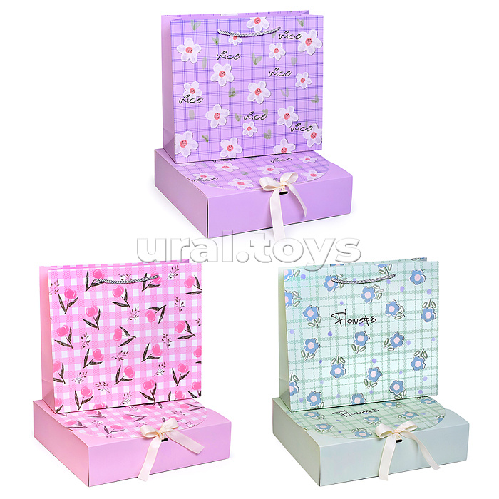 Пакет подарочный "Милый подарочек" 31*25*8см.