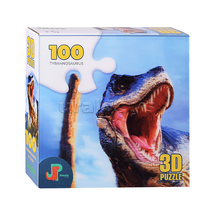 Пазл 3D "Тираннозавр" 100 детал., 5+