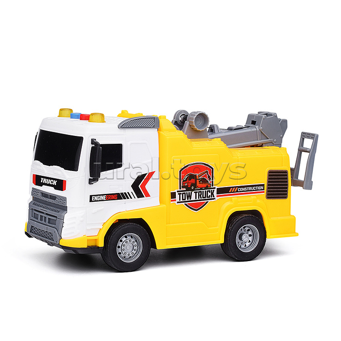 Машина "Инжинерная" 1:20 (свет, звук) в коробке (желтый) Машина "Инжинерная" 1:20 (свет, звук) в коробке (желтый)