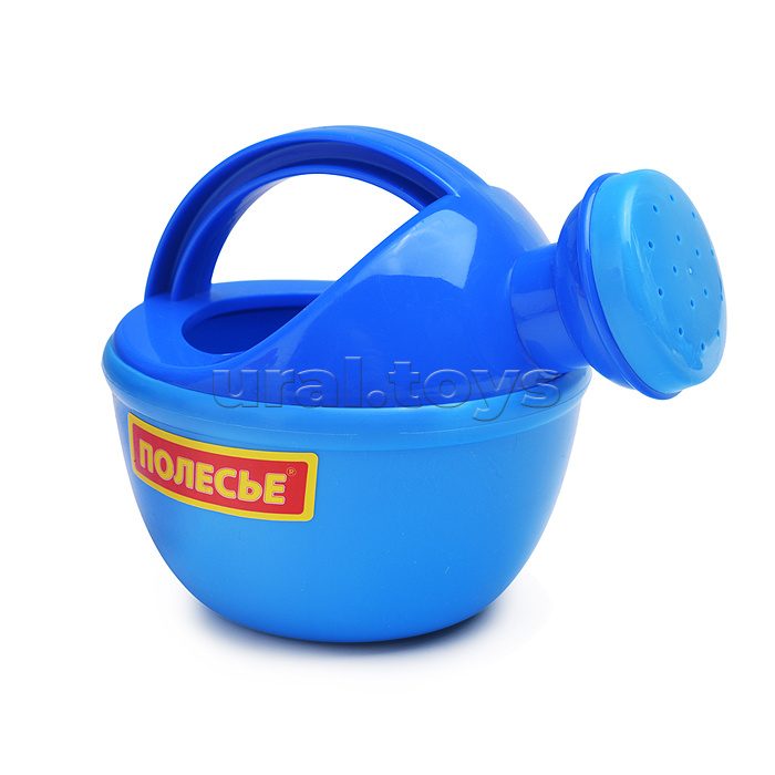 Набор №228: ведро малое с наклейкой, ситечко-цветок, совок №2, грабельки №2, 2 формочки, лейка малая