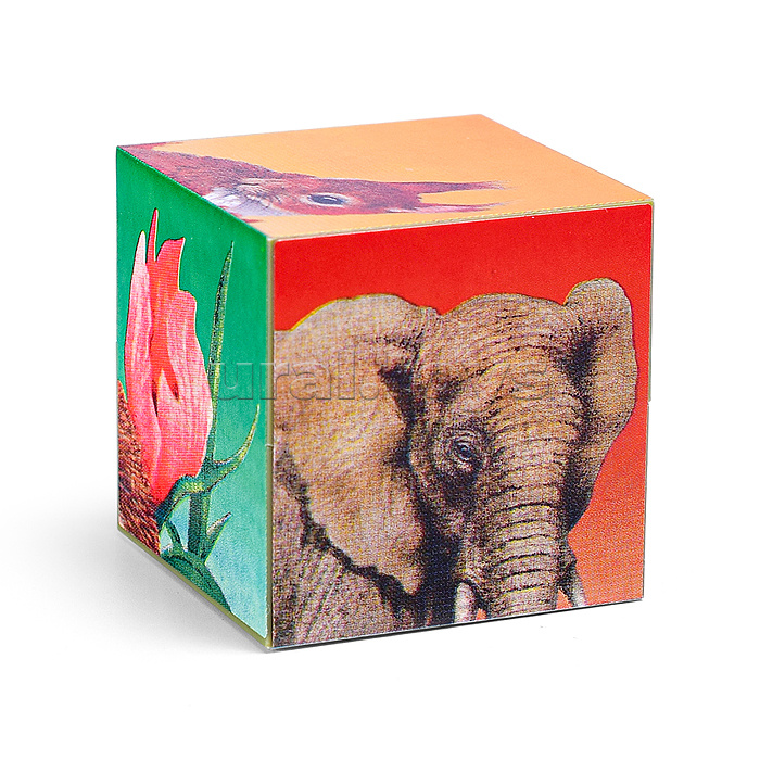 Кубики в картинках 03 "Животные" ( из 4-х штук)