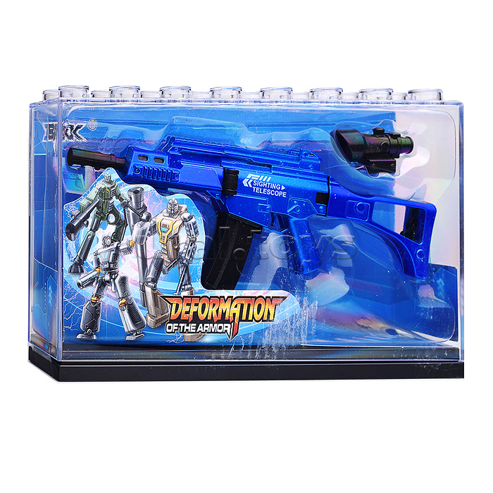 Робот трансформирующийся в оружие, в коробке